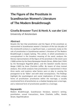 The Figure of the Prostitute in Scandinavian Women's Literature