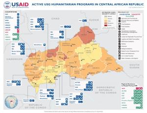 03.31.17 Active USG Humanitarian Programs in Central African Republic