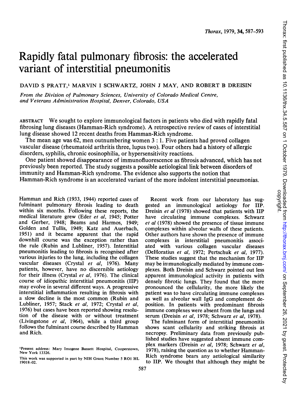 Variant of Interstitial Pneumonitis