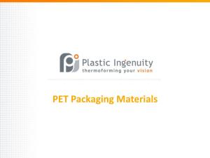 Considerations for Plastic Food Packaging
