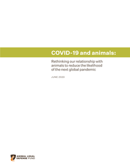 COVID-19 and Animals