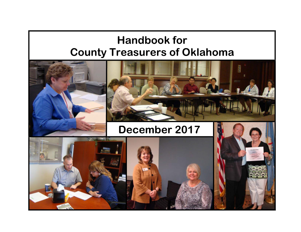 2009 County Treasurers Handbook