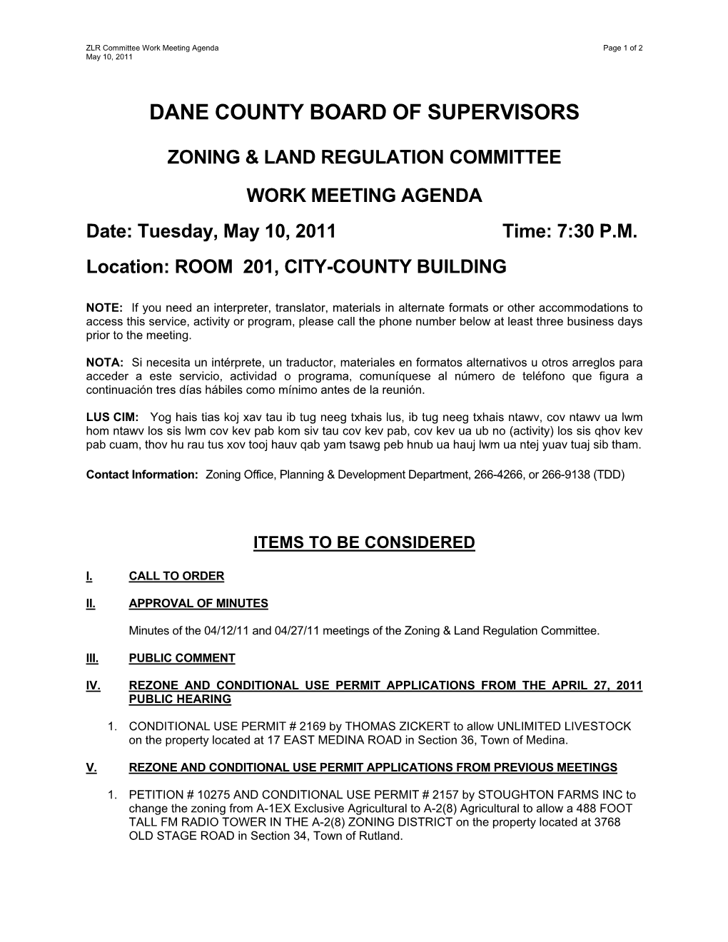 Dane County Board of Supervisors