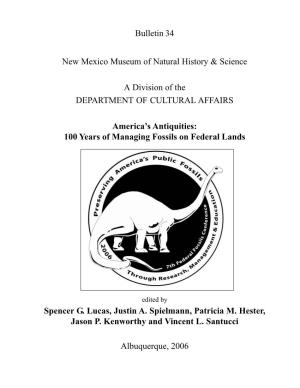 100 Years of Managing Fossils on Federal Lands