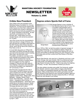 NEWSLETTER Volume 2, 2006