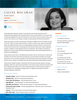 Caline Mouawad Partner