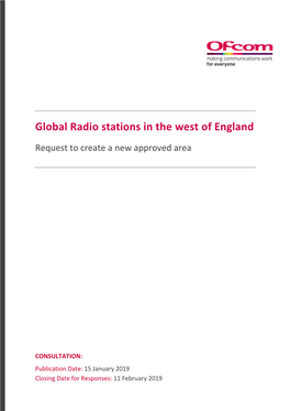 Global Radio Stations in the West of England