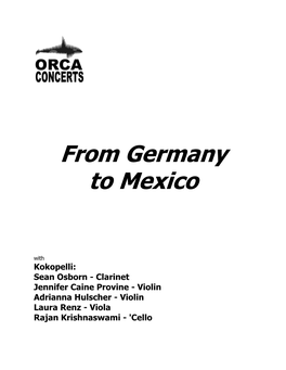 From Germany to Mexico Program