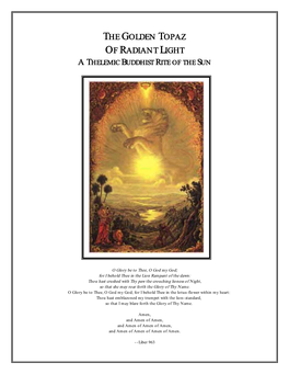The Golden Topaz of Radiant Light -.:: GEOCITIES.Ws