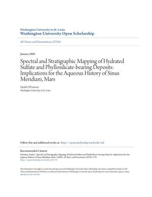 Spectral and Stratigraphic Mapping of Hydrated Sulfate and Phyllosilicate