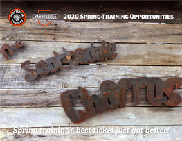 2020 Giants Spring Training Marketing Packet [PDF]
