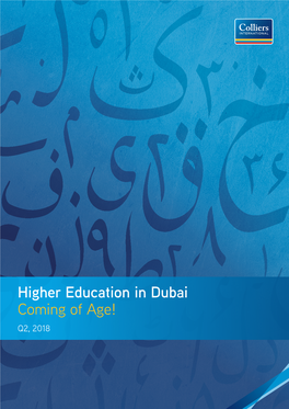 Higher Education in Dubai