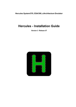 Installation Guide