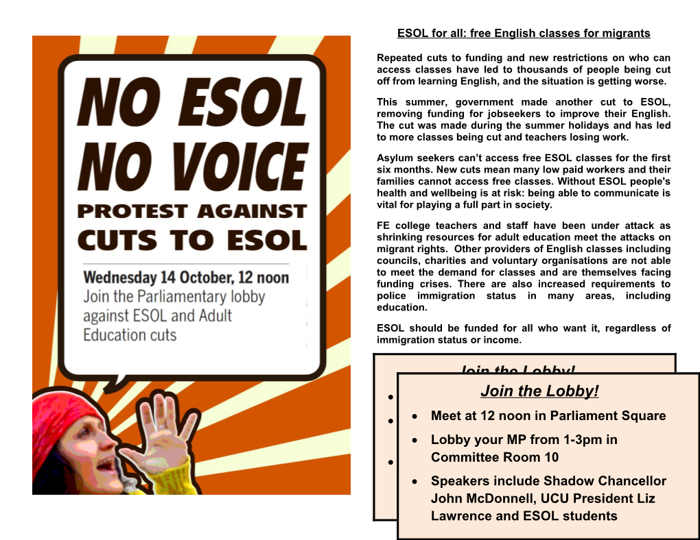 ESOL for All: Free English Classes for Migrants