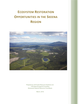 Ecosystem Restoration Opportunities in the Skeena Region