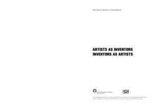 Artists As Inventors Inventors As Artists