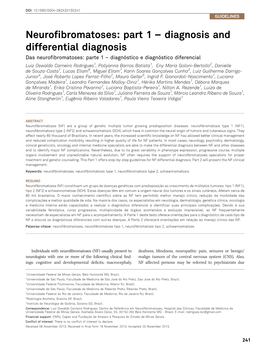 Diagnosis and Differential Diagnosis