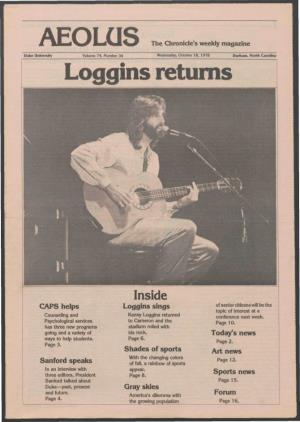 Loggins Returns
