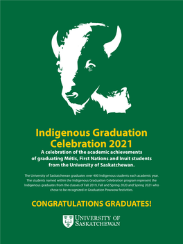 Indigenous Graduation Celebration 2021