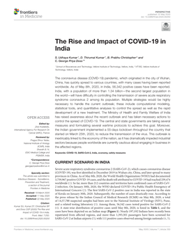 The Rise and Impact of COVID-19 in India