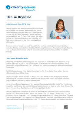 Denise Drysdale