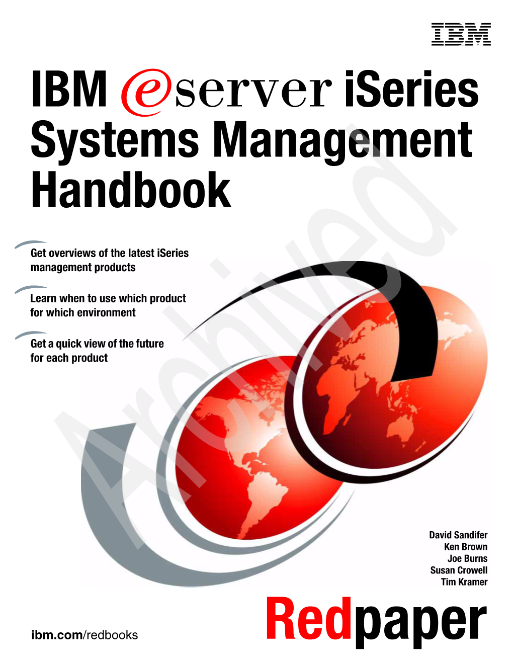 Iseries System Management Handbook