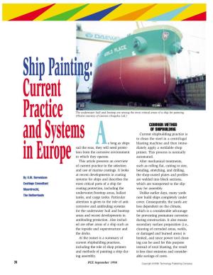 Ship Painting: Current Practice and Systems in Europe