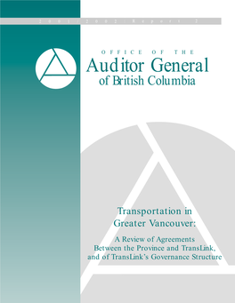 Auditor General of British Columbia |