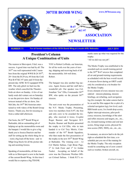 307Th Bomb Wing Newsletter Association