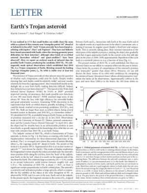 Earth's Trojan Asteroid