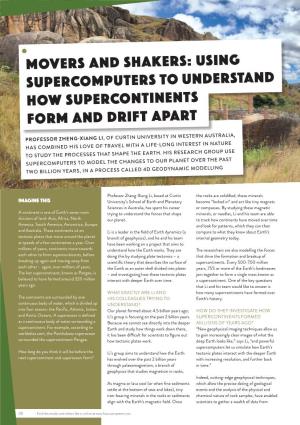 Using Supercomputers to Understand How Supercontinents Form and Drift Apart