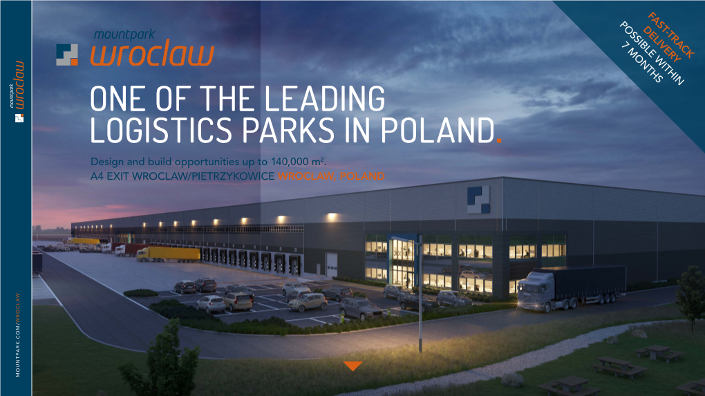 Design and Build Opportunities up to 140,000 M2. A4 EXIT WROCLAW/PIETRZYKOWICE WROCLAW, POLAND