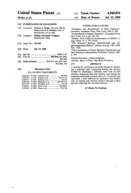 United States Patent 1191 [11] Patent Number: 4,940,831 Drake Et A1