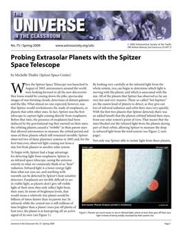 75. Probing Extrasolar Planets with the Spitzer Space Telescope