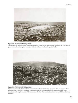 Figure S.31 PEF/P/421 (H. Phillips, 1866) the Flat Rock Close to the Summit of Mount Gerizim, Which Is Sacred to the Samaritans and Now Fenced Off