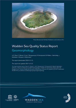 Wadden Sea Quality Status Report Geomorphology