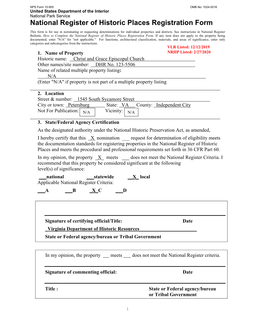 Nomination Form