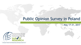 Public Opinion Survey in Poland