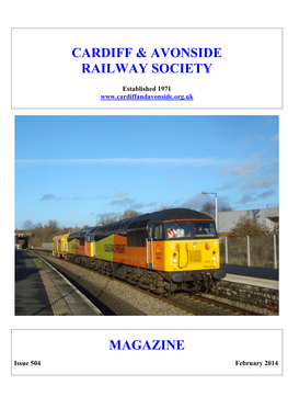 Cardiff & Avonside Railway Society Magazine