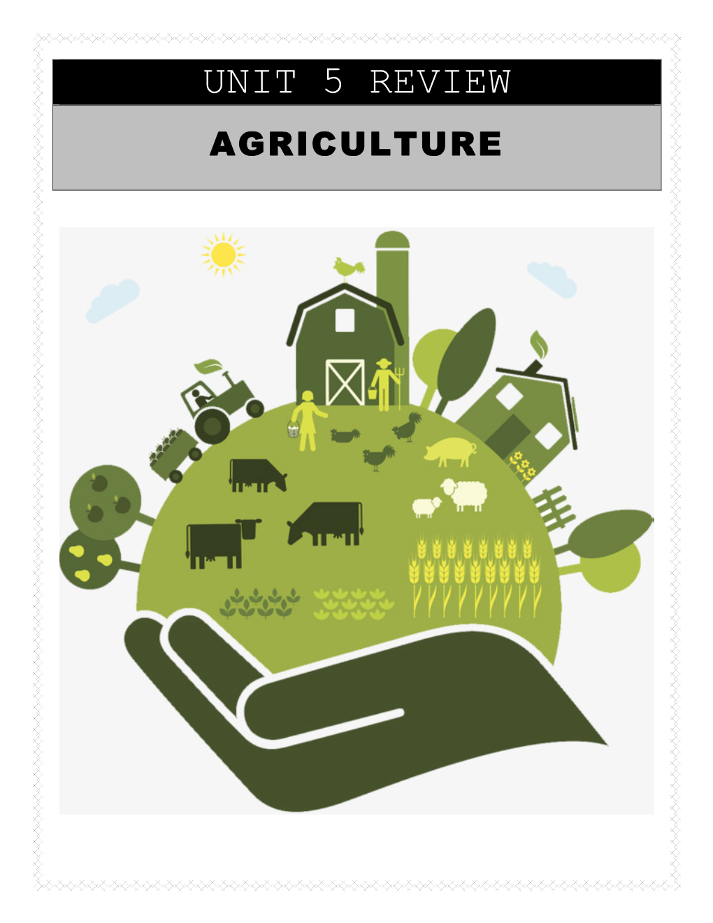 Unit 5 Review Agriculture