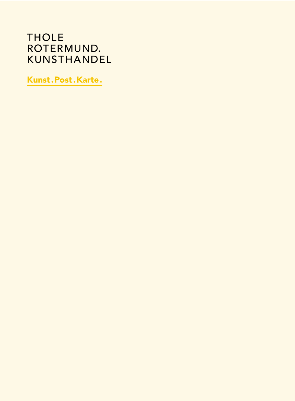 Kunst . Post . Karte