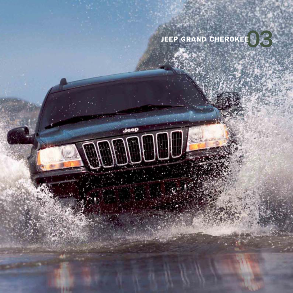 2003 Jeep Grand Cherokee Brochure