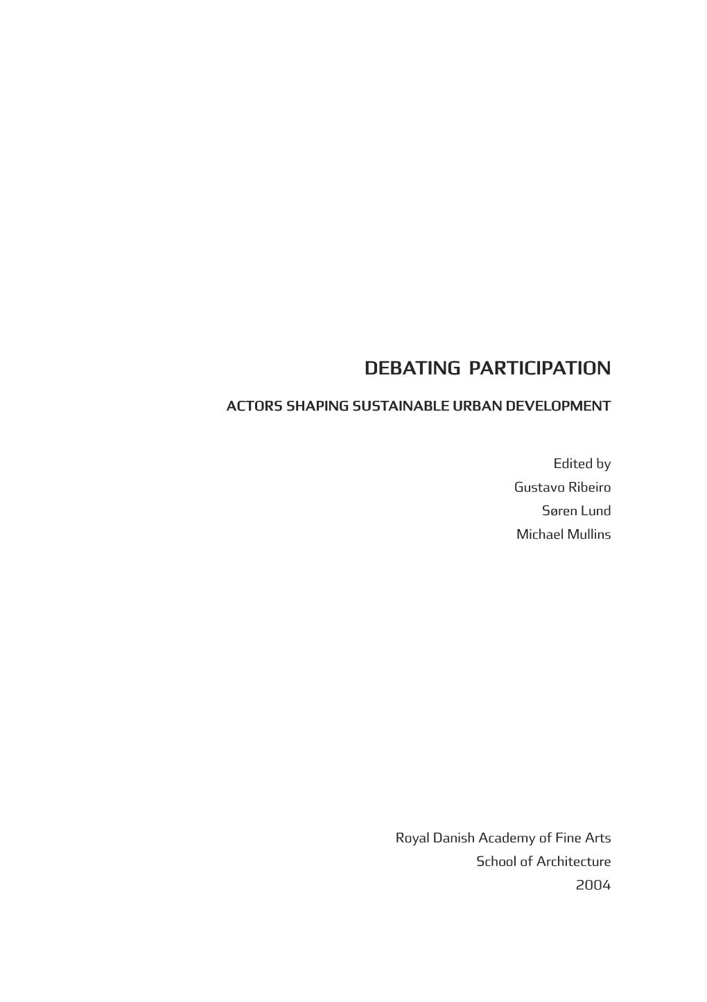 Debating Participation