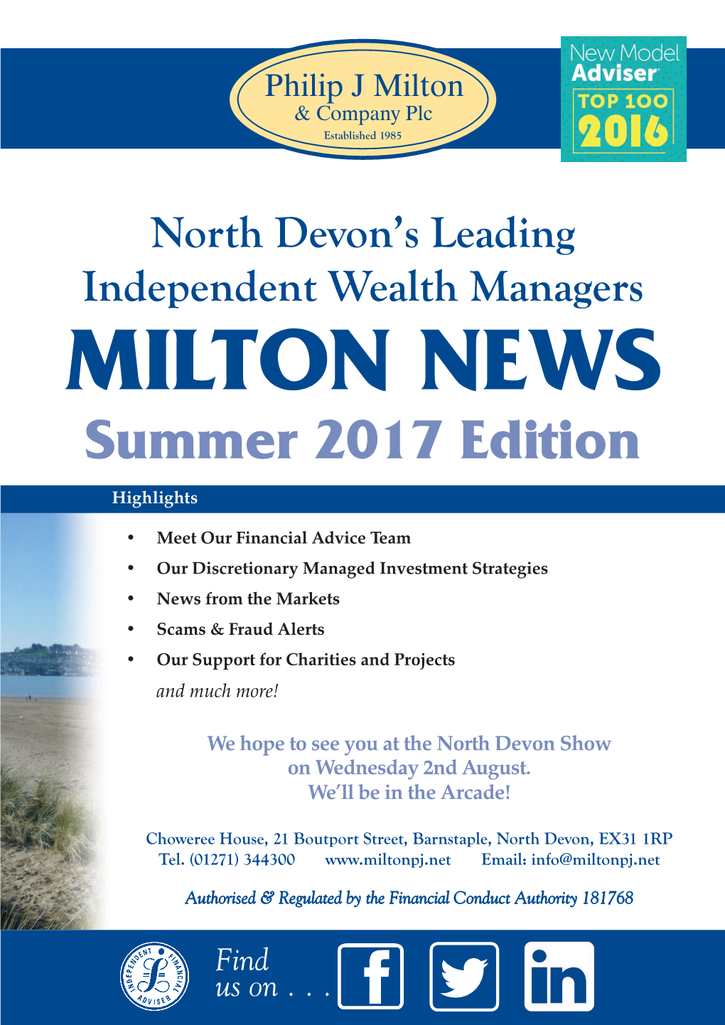 MILTON NEWS Summer 2017 Edition