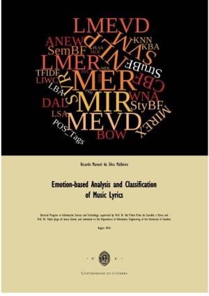Emotion-Based Analysis and Classification of Music Lyrics.Pdf