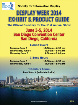 Display Week 2014 Exhibit & Product Guide