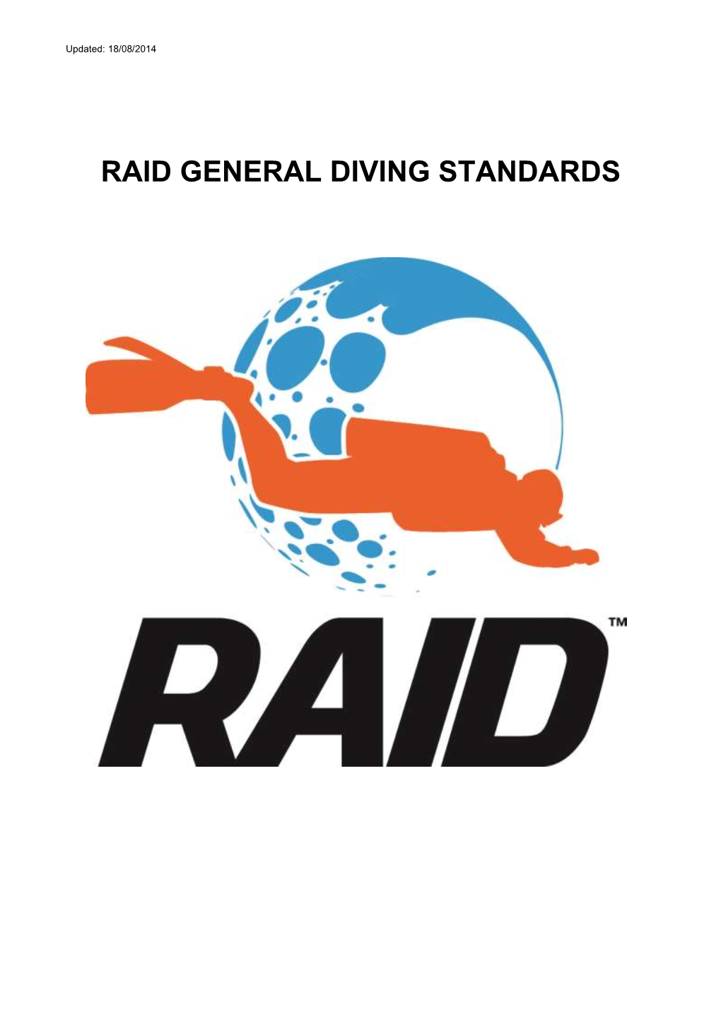 Raid General Diving Standards