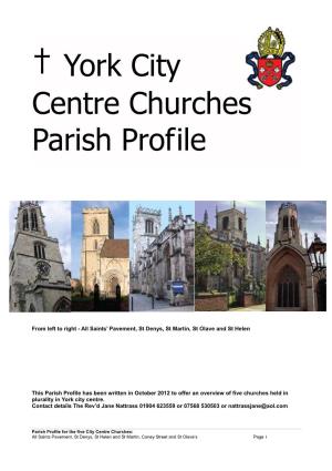 † York City Centre Churches Parish Profile