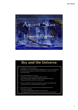 Ancient Skies & Heavenly Rhythms