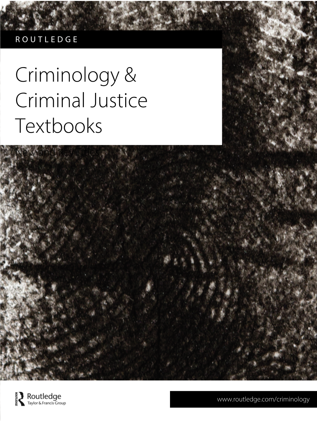 Criminology & Criminal Justice Textbooks